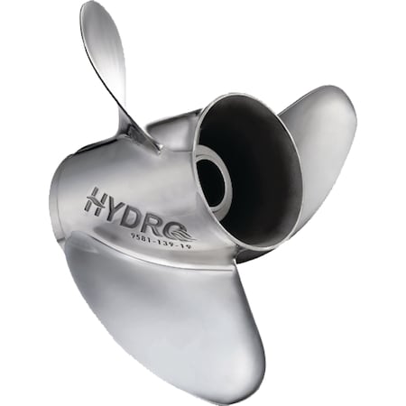 Solas Rubex Hydro Interchangeable Hub Propeller, RH, 4-3/4in Gearcase, 19in Pitch 9581-139-19